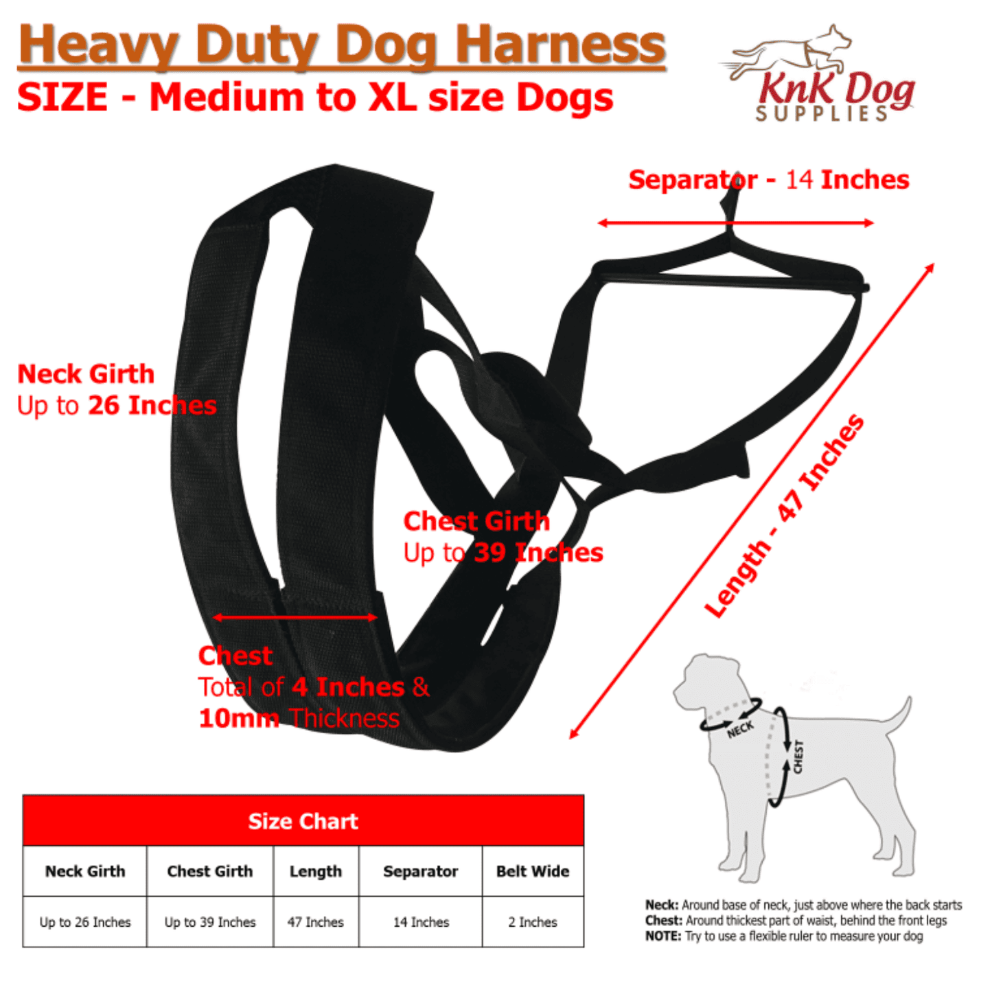 KNK | Dog Weight Pulling Harness