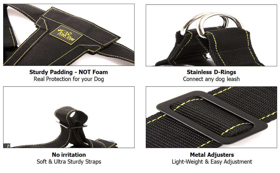 Sturdy dog harness