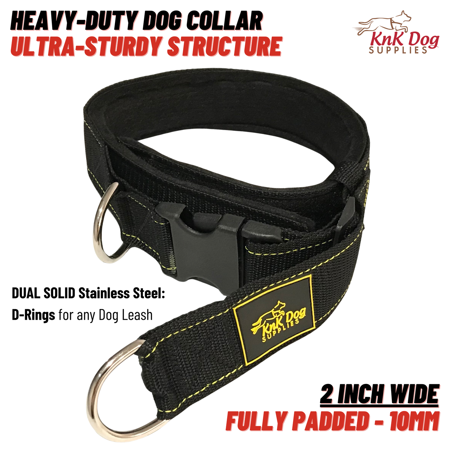 Heavy Duty Tactical Dog Collar