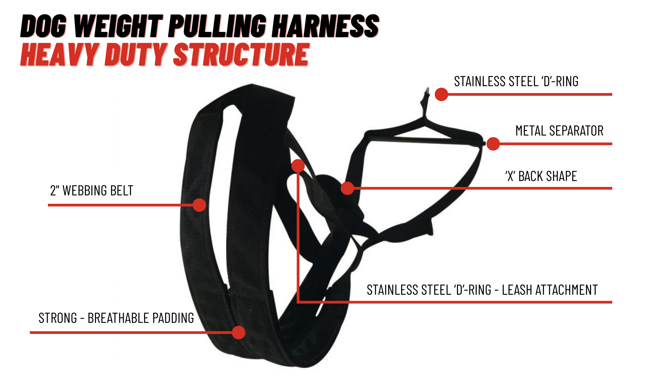 dog harness for pulling